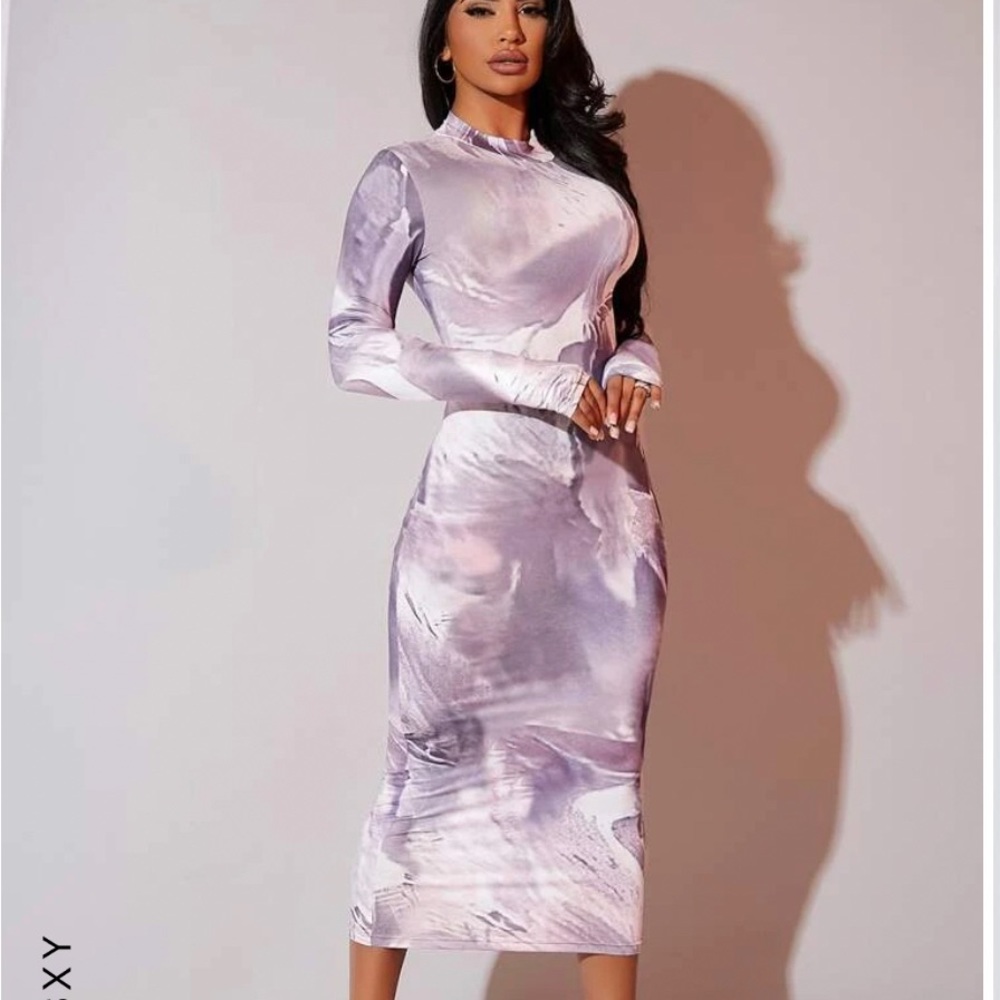 Shein long sleeve dress